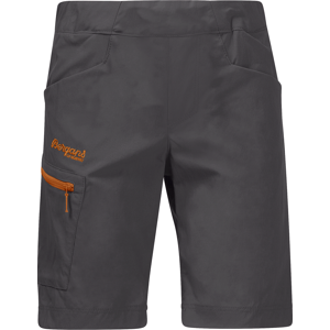 Bergans Kids' Lilletind Shorts Solid Dark Grey/Cloudberry Yellow 104, Solid Dark Grey/Cloudberry Yellow