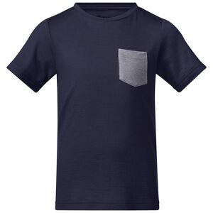 Bergans Kids' Myske Wool Tee Dark Blue 104, Dark Blue