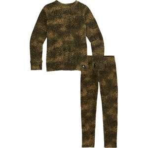 Burton Kids'  Fleece Base Layer Set Cobra Camo M, Cobra Camo