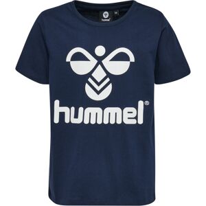 Hummel Kids' hmlTRES T-Shirt Short Sleeve Black Iris 128, Black Iris