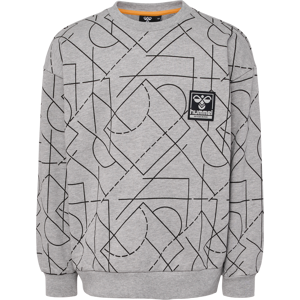 Hummel Kids' hmlTERVOR Sweatshirt Grey Melange 110, Grey Melange
