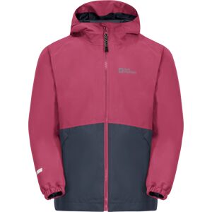 Jack Wolfskin Kids' Iceland 3-in-1 Jacket Dark Fuchsia 140, Dark Fuchsia