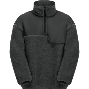 Jack Wolfskin Teens' Halfzip Fleece Granite Black 176, Granite Black