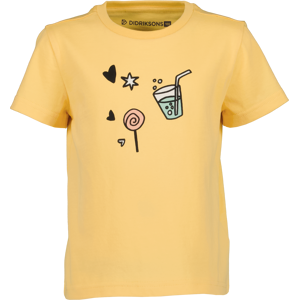 Didriksons Kids' Mynta T-Shirt 2 Creamy Yellow 90, Creamy Yellow