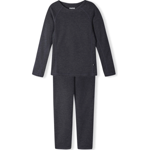 Reima Kids' Thermal Set Lani Black melange 9510 160 cm, Black melange 9510