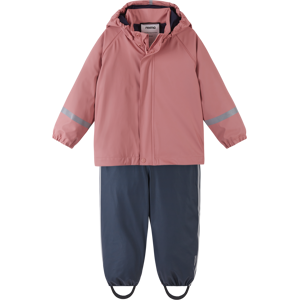 Reima Kids' Tipotella Rain Outfit Rose Blush 122 cm, Rose Blush