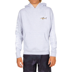 Salty Crew Kids' Bruce Hood Fleece Grey Heather XL, Grey Heather