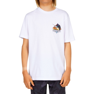 Salty Crew Kids' Gone Sailin Short-Sleeve Tee White M, White