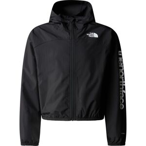 The North Face Girls' Never Stop Hooded WindWall Jacket TNF Black XL, Tnf Black