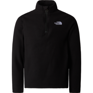 The North Face Teens' Glacier Fleece 1/4 Zip TNF Black S, TNF BLACK