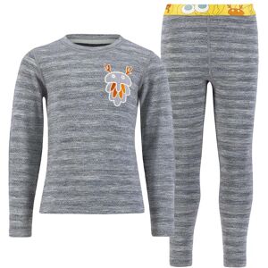 Ulvang Kids' Piny 200 Set Grey Melange 116, Grey Melange