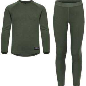 Urberg Juniors' Selje Merino-Bamboo Set Kombu Green 134/140, Kombu Green