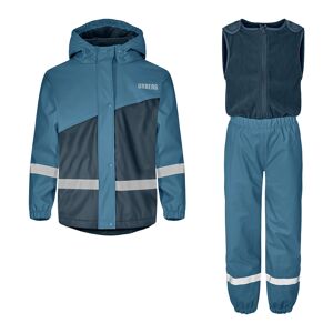 Urberg Kids' Sylte PU Rain Set Mallard Blue 98/104, Mallard Blue