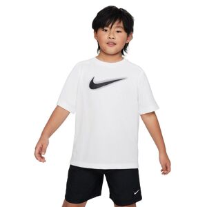Nike Drifit Multi+ Graphic Training Tshirt Drenge Tøj Hvid 128137 / S