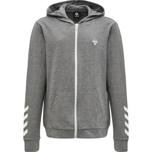 Hummel Hmlpless Zip Hættetrøje Unisex Hoodies Og Sweatshirts Grå 116