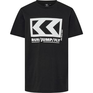 Hummel Flying Superkids Low Tshirt Drenge Kortærmet Tshirts Sort 110