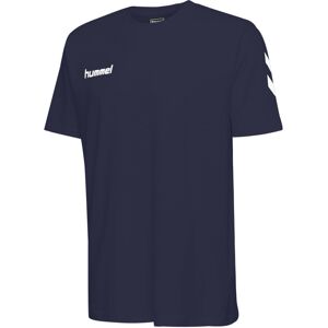 Hummel Go Kids Cotton Tshirt Unisex Tøj Blå 152