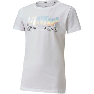 Puma Alpha Tshirt Unisex Spar2540 Hvid 116