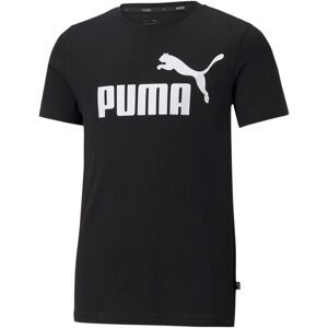 Puma Essentials Logo Tshirt Drenge Tøj Sort 92