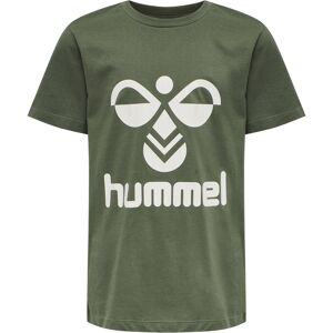 Hummel Tres Tshirt Unisex Tøj Grøn 110