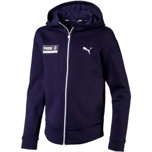 Puma Alpha Graphic Sweat Jacket Unisex Hoodies Og Sweatshirts Blå 92