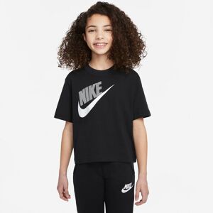 Nike Sportswear Essential Boxy Tshirt Piger Kortærmet Tshirts Sort 158170 / Xl