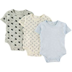 Pippi Body - Assorteret - K/æ - Lys M. Mønster - Pippi Baby - 1 År (80) - Body K/æ