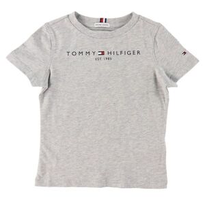 Tommy Hilfiger T-Shirt - Essential - Organic - Gråmeleret - Tommy Hilfiger - 8 År (128) - T-Shirt