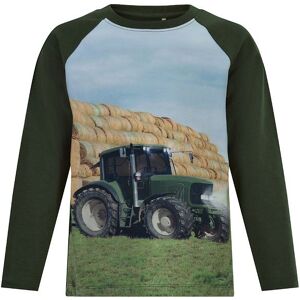 Minymo Bluse - Forest Night M. Traktor - Minymo - 5 År (110) - Bluse