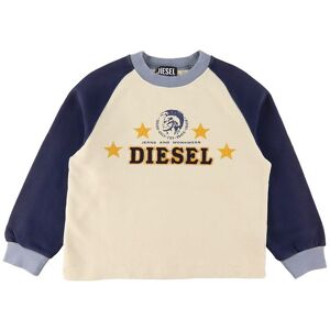 Diesel Sweatshirt - Surry D4d Over - Beige/blue - Diesel - 10 År (140) - Sweatshirt