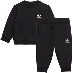 Adidas Originals Sweatsæt - Crew - Sort - Adidas Originals - 1 År (80) - Sweatsæt