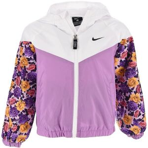 Nike Jakke - Floral Windrunner - Hvid/lilla - Nike - 5 År (110) - Sommerjakke