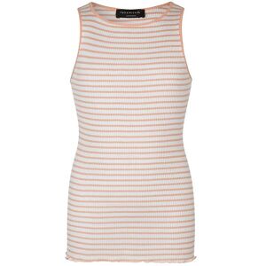 Rosemunde Top - Silke/bomuld - Ivory Peachy Rose Stripe - Rosemunde - 6 År (116) - T-Shirt