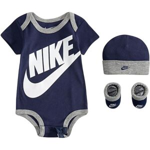 Nike Gaveæske - Body K/æ/hue/strømper - Navy/gråmeleret - Nike - 0-6 Mdr - Body K/æ