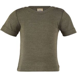 Engel T-Shirt - Uld/silke - Olive - Engel - 62/68 - T-Shirt