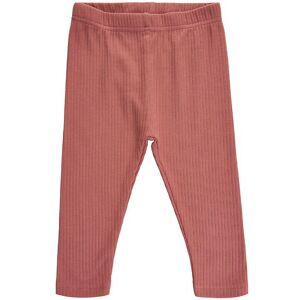 Soft Gallery Leggings - Rib - Sgbaby Paula - Brick Dust - Soft Gallery - 1½ År (86) - Leggings