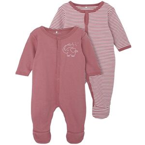 Name It Natdragt - Noos - Nbnnightsuit - 2-Pak - Mesa Rose - Name It - 1 År (80) - Natdragt