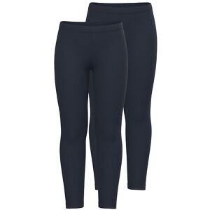 Name It Leggings - Noos - Nkfvivian - 2-Pak - Dark Sapphire - Name It - 5-6 År (110-116) - Leggings