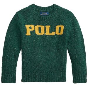 Polo Ralph Lauren Bluse - Uld/viskose - Forest Green M. Gul - Polo Ralph Lauren - 5 År (110) - Bluse