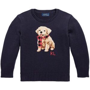 Polo Ralph Lauren Bluse - Strik - Classics Lll - Navy M. Bamse - Polo Ralph Lauren - 7 År (122) - Bluse