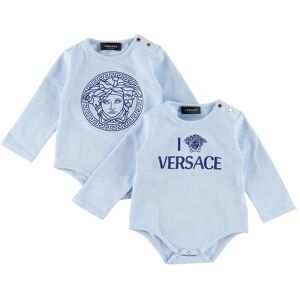 Versace Gaveæske - Body L/æ - 2-Pak - Baby Blue/sapphire - Versace - 0-3 Mdr - Body L/æ