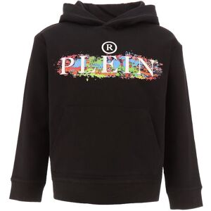 Philipp Plein Hættetrøje - Sort M. Logo/print - Philipp Plein - 10 År (140) - Hættetrøje