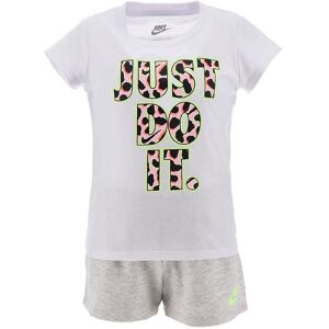 Nike Shortssæt - Grey Heather - Nike - 6-7 År (116-122) - T-Shirt