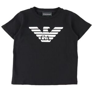 Giorgio Armani Emporio Armani T-Shirt - Sort M. Logo - Emporio Armani - 10 År (140) - T-Shirt