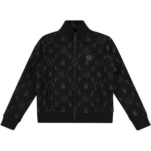 Philipp Plein Cardigan - Monogram - Sort M. Print - Philipp Plein - 10 År (140) - Cardigan