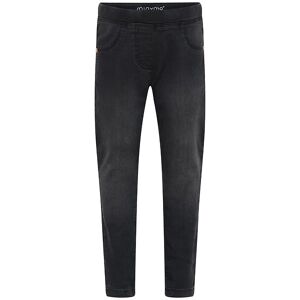 Minymo Jeggings - Slim Fit - Grey Black - Minymo - 3 År (98) - Leggings