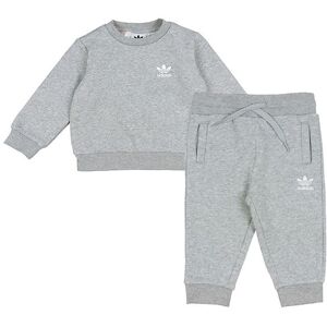 Adidas Originals Sweatsæt - Crew Set - Grå - Adidas Originals - 1 År (80) - Sweatsæt