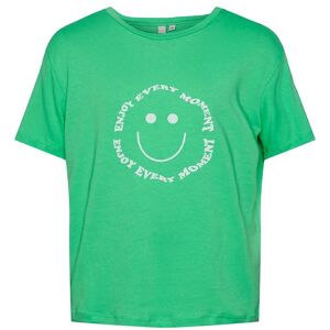 Pieces Kids T-Shirt - Pkfibbi - Irish Green/bright White - Pieces Kids - 6 År (116) - T-Shirt