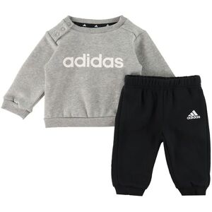 Adidas Performance Sweatsæt - I Lin Fl Jog - Grå/hvid - Adidas Performance - 1 År (80) - Sweatsæt