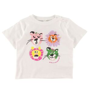 Stella Mccartney Kids T-Shirt - Hvid M. Løver - Stella Mccartney Kids - 18 Mdr - T-Shirt